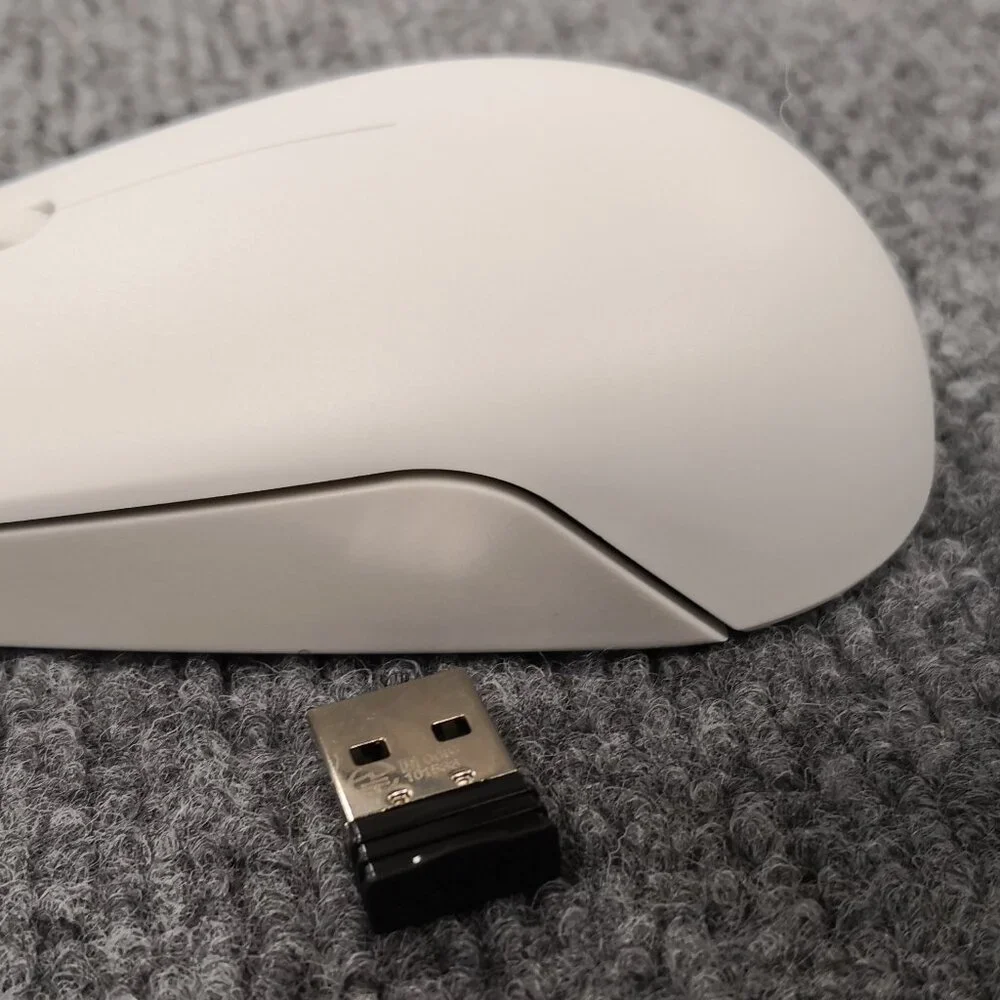 Lenovo 300 Wireless Compact Mouse (Arctic Grey) with battery